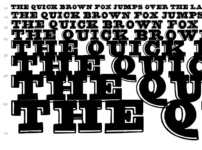 Groovy Font font waterfall